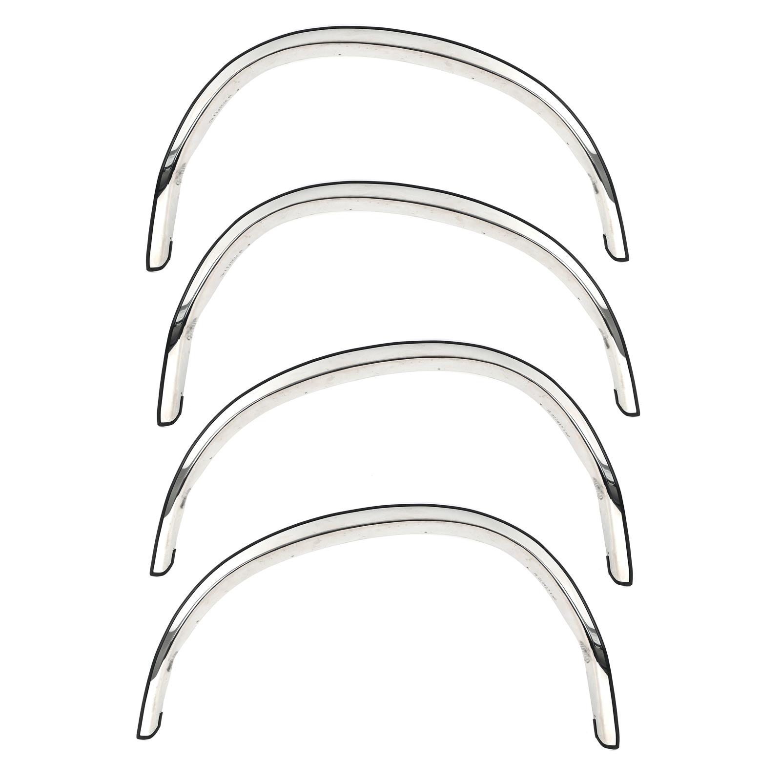 QMI 140520 QMI Stainless Steel Custom Fender Trim Kits Summit Racing