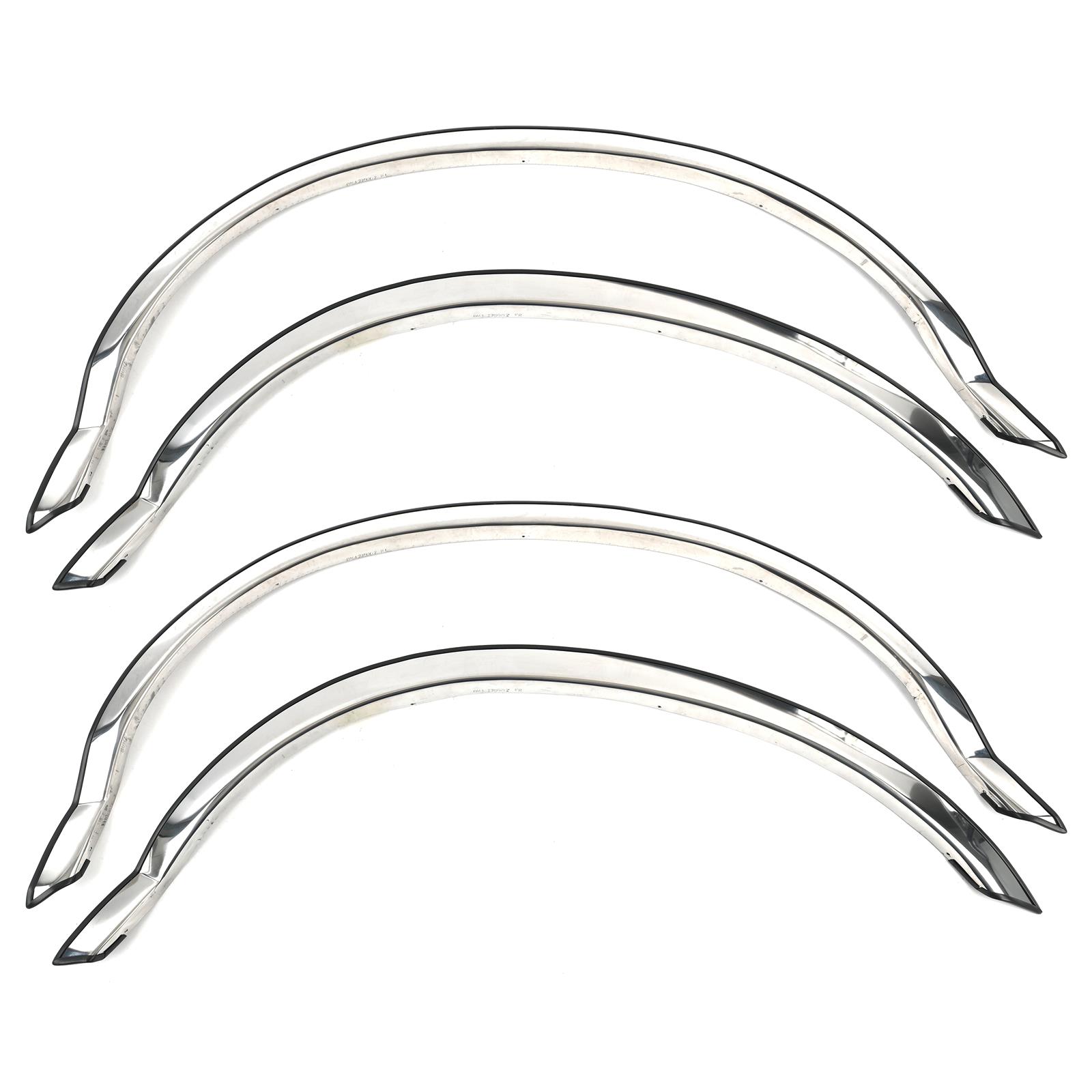 thumbnail image 2 of QMI Polished Stainless Steel Fender Trim Molding For Chevy S10 1994-2002 2 of 6