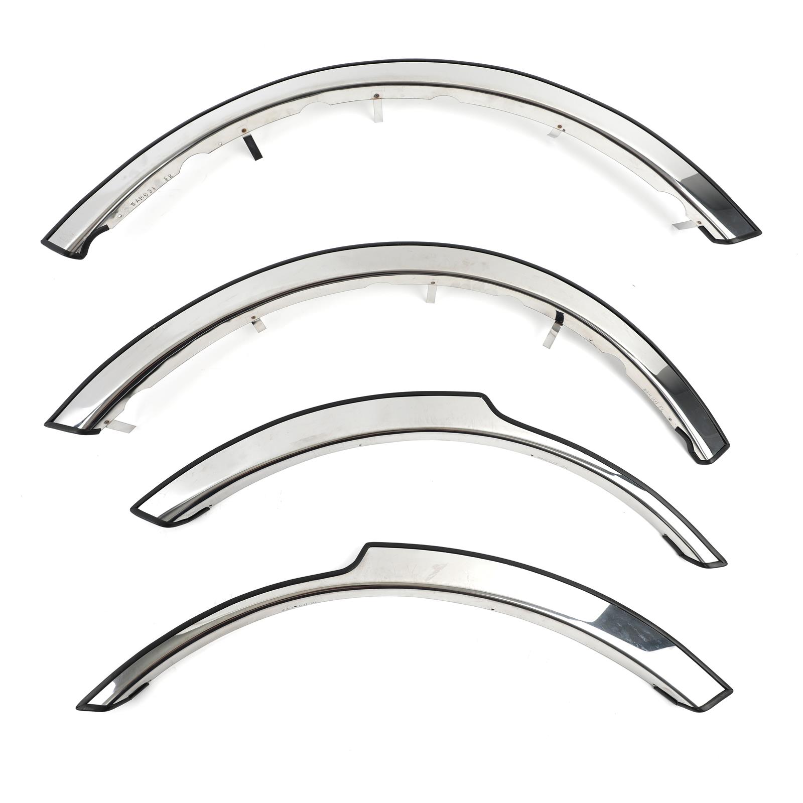 QMI 275504 QMI Stainless Steel Custom Fender Trim Kits | Summit Racing