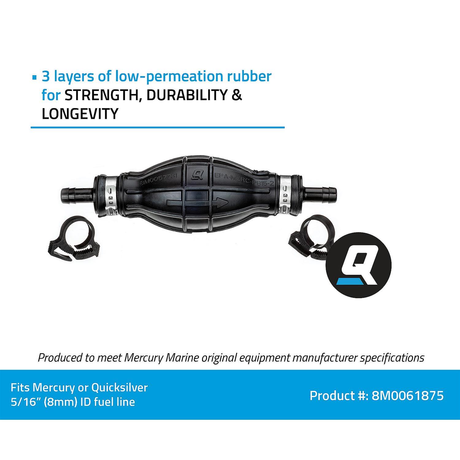 Quicksilver 8M0061875 Quicksilver Primer Bulbs | Summit Racing