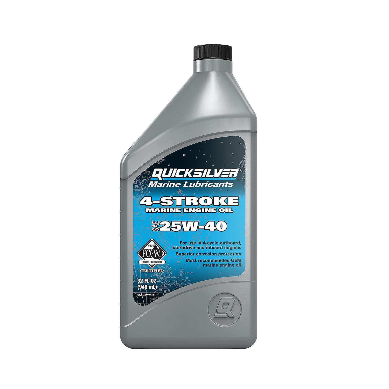 Quicksilver 8M0078619 Quicksilver 4-Stroke Marine Engine Oil