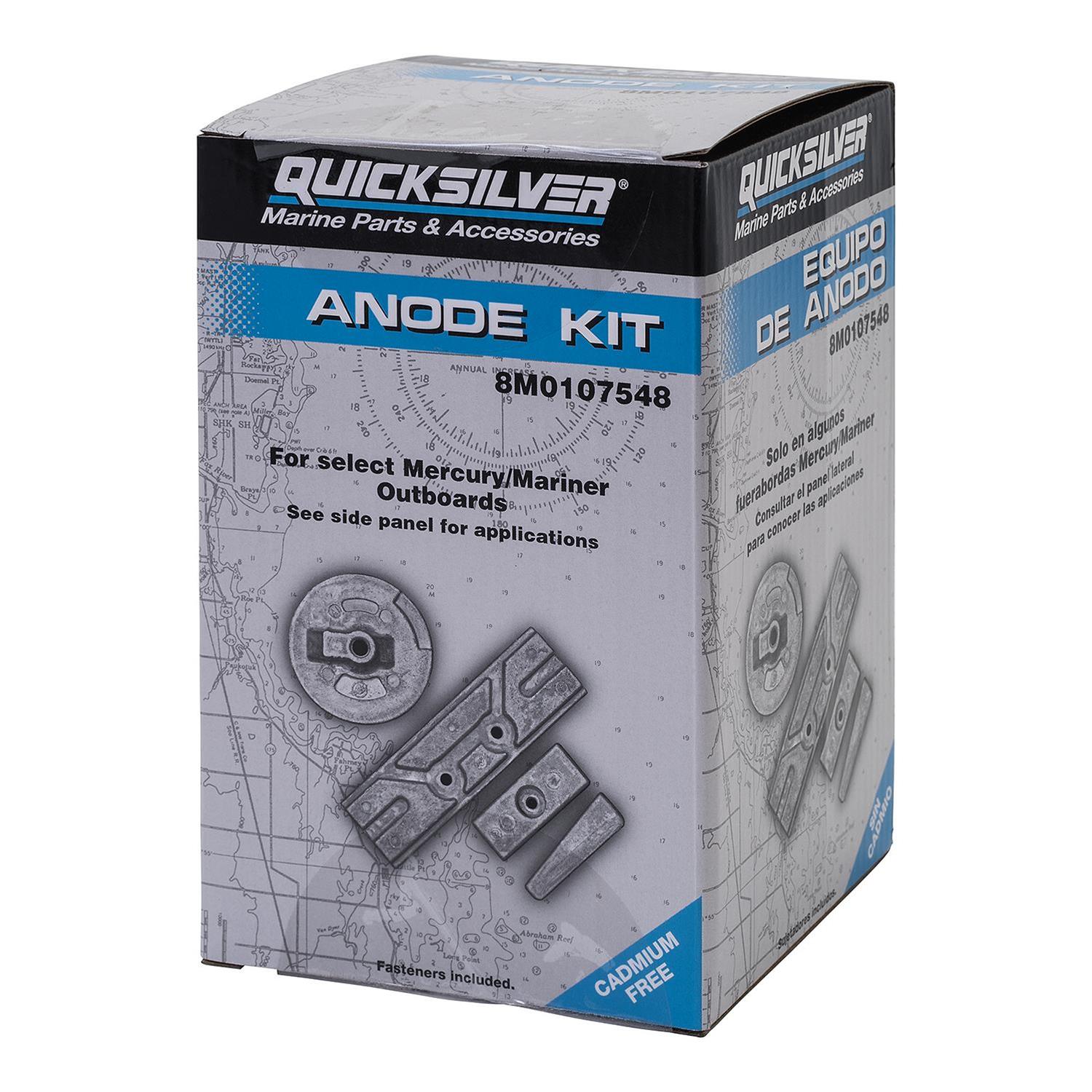 Quicksilver 8M0107548 Quicksilver Marine Anode Kits | Summit Racing