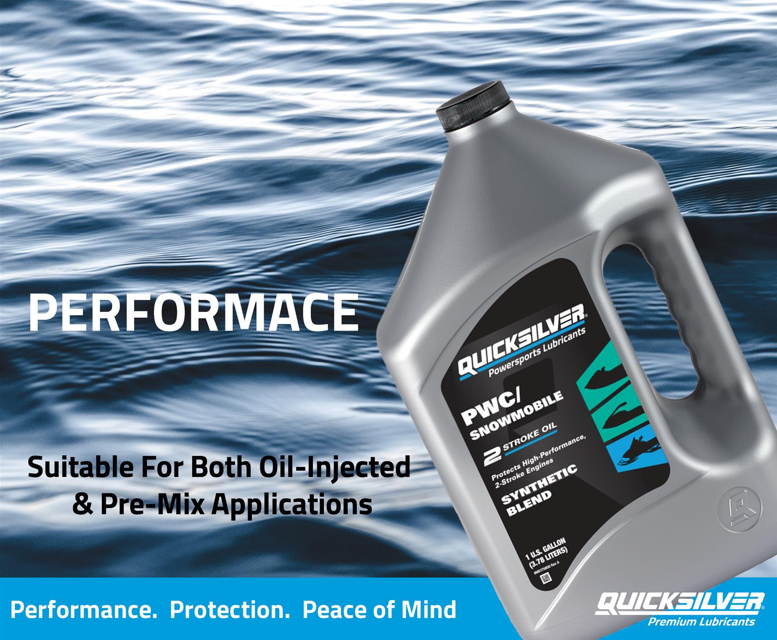Quicksilver 8M0166406 Quicksilver PWC and Snowmobile Synthetic