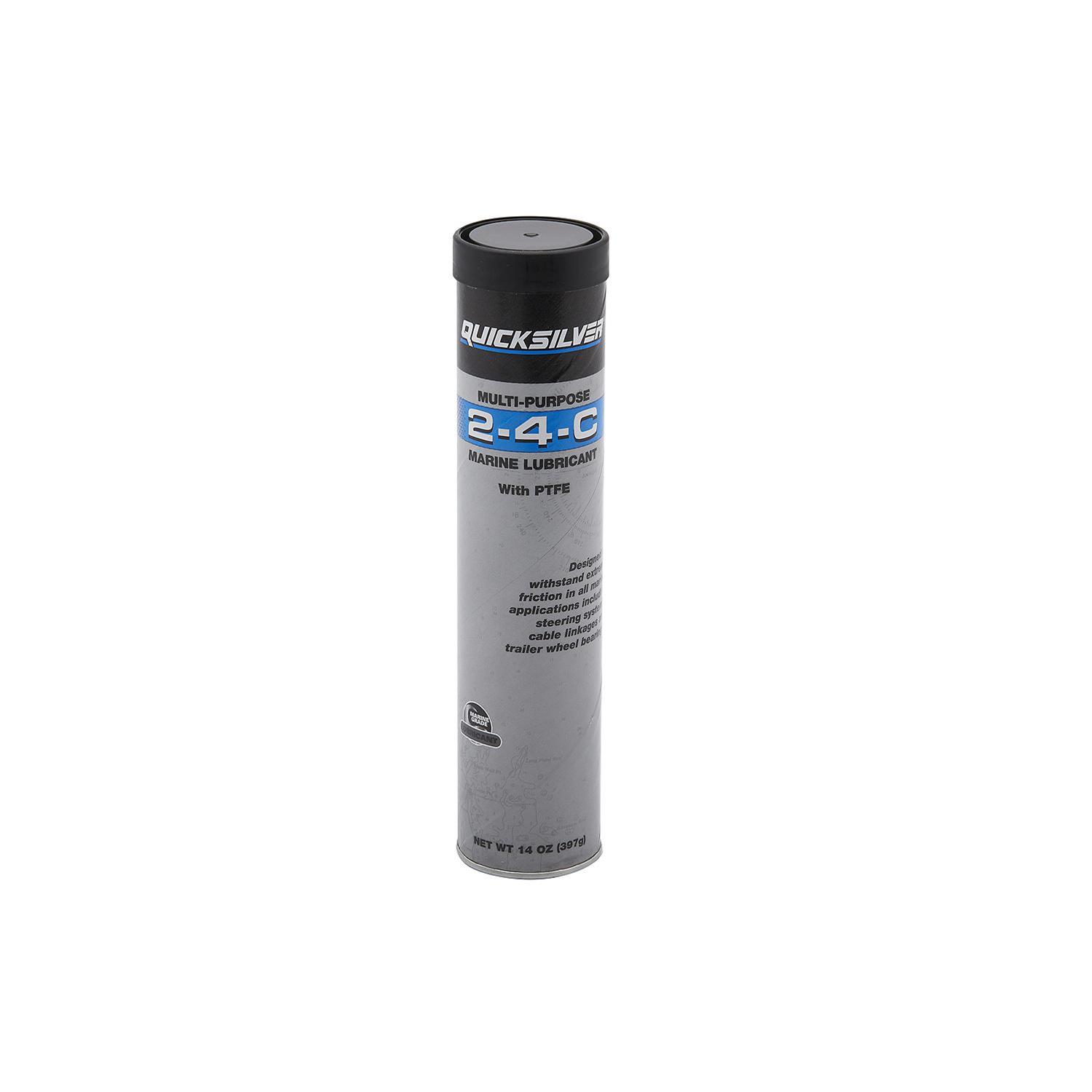 Quicksilver 8M0190469 Quicksilver 2-4-C Marine Grease with PTFE 
