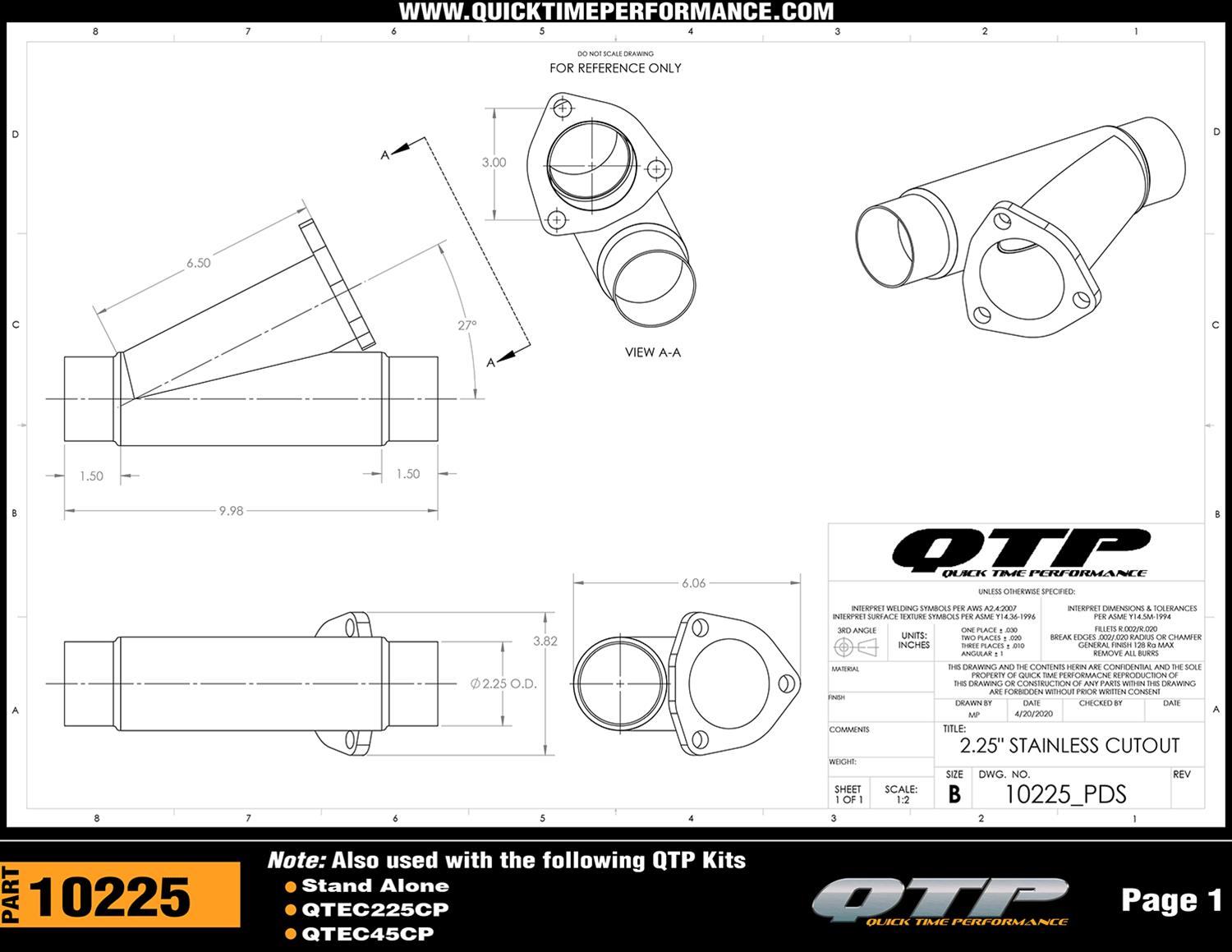 Quick Time Performance QTEC45CP Quick Time Performance