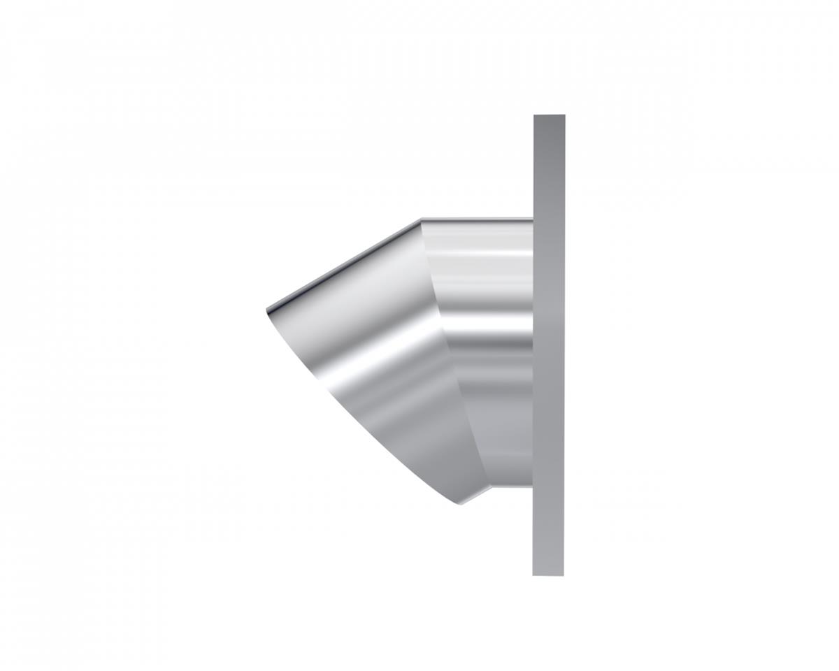 QTP Bolt-On QTEC Low Profile Oval Turn Down thumbnail 2
