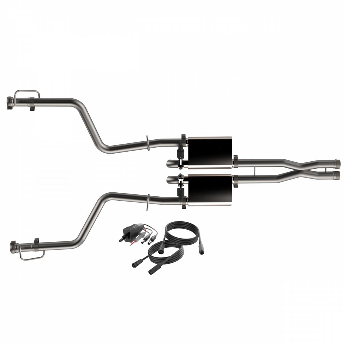 QTP 2015-2023 Dodge Challenger 5.7L QTP Screamer Cat Back thumbnail 4