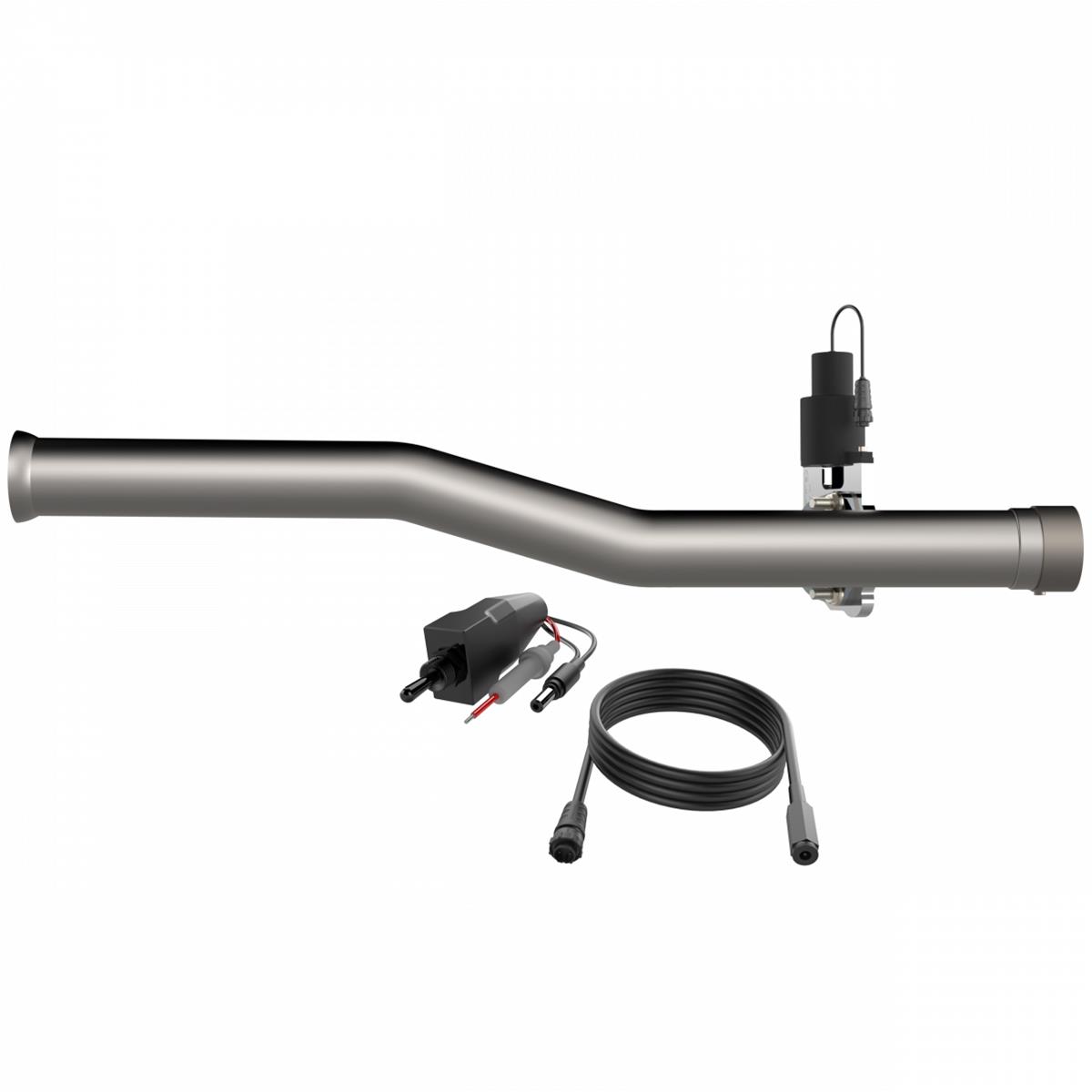 QTP 2018-2024 Jeep Wrangler JL 3.6L QTP Aggressor Cutout Pipe thumbnail 2