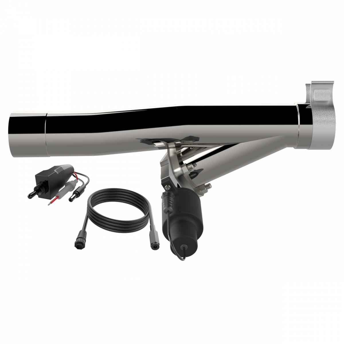 QTP 2019-2024 Ford Ranger 2.3L QTP Aggressor Cutout Pipe thumbnail 3
