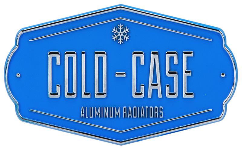 Cold Case Emblems CCBLUEMBLEM Emblem, Cold-Case Radiator Logo, ABS Plastic, Blue, Each