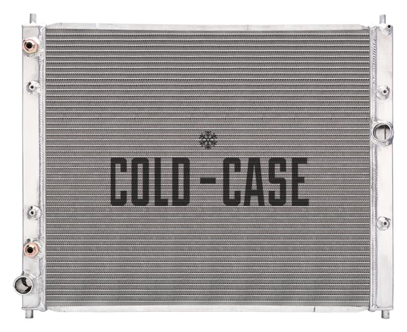 Cold Case Performance Aluminum Radiators CHD927A Radiator, Performance, Aluminum, Polished, Crossflow, 2 Row, Cadillac, Each