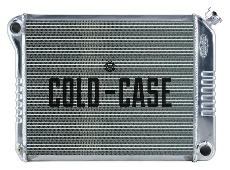 Cold Case Performance Aluminum Radiators for 1968 CHEVY II, 1969-1979 NOVA - CHN543 Radiator, Performance, Aluminum, Polished, Crossflow, 2 Row, Chevy, Nova, Small Block, Each