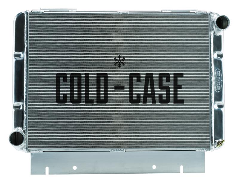Cold Case Performance Aluminum Radiators for 1960-1963 GALAXIE - FOG580 Radiator, Performance, Aluminum, Polished, Crossflow, 2 Row, Ford, Each