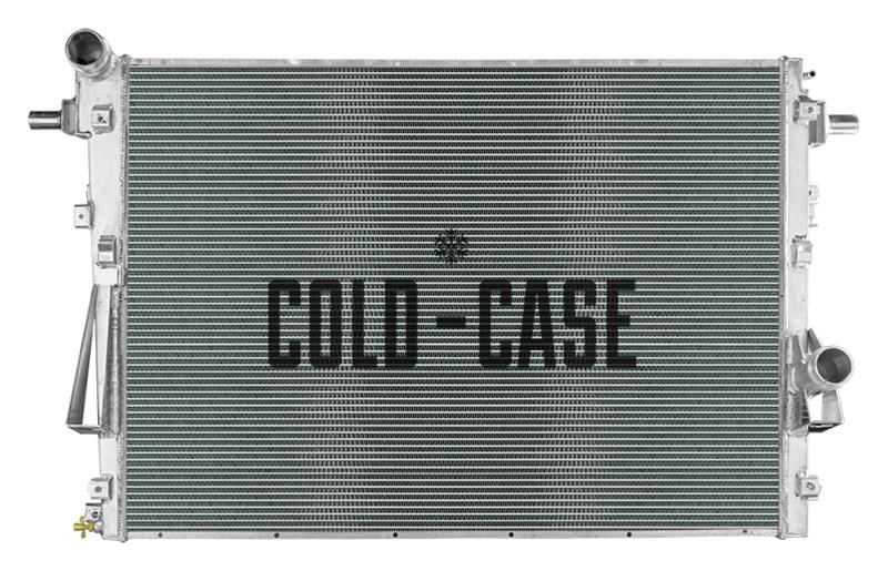 Cold Case Performance Aluminum Radiators for 2011-2016 F-250 SUPER DUTY, F-350 F-450 DUTY - FOT584A Radiator, Performance, Aluminum, Polished, Crossflow, 2 Row, Ford, Each