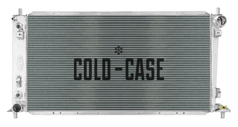 Cold Case Performance Aluminum Radiators FOT588A Radiator, Performance, Aluminum, Polished, Crossflow, 2 Row, Ford, Each