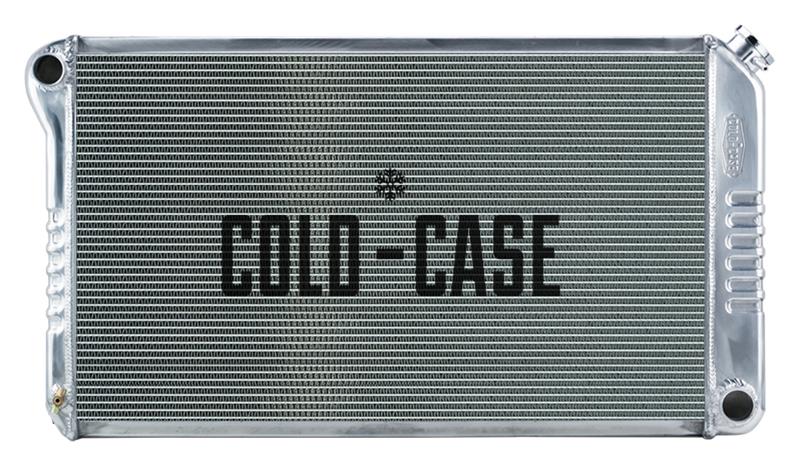 Cold Case Performance Aluminum Radiators GMA42 Radiator, Performance, Aluminum, Polished, Crossflow, 2 Row, Pontiac, Each