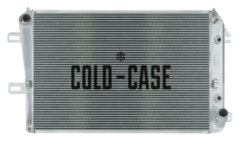 Cold Case Performance Aluminum Radiators GMT575A Radiator, Performance, Aluminum, Polished, Crossflow, 2 Row, Transmission Cooler, Chevrolet, GMC, Each