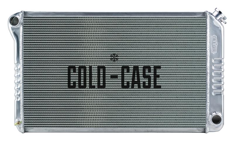 Cold Case Performance Aluminum Radiators for 1970-1981 FIREBIRD - GPF18 Radiator, Performance, Aluminum, Polished, Crossflow, 2 Row, Pontiac, Firebird, Each