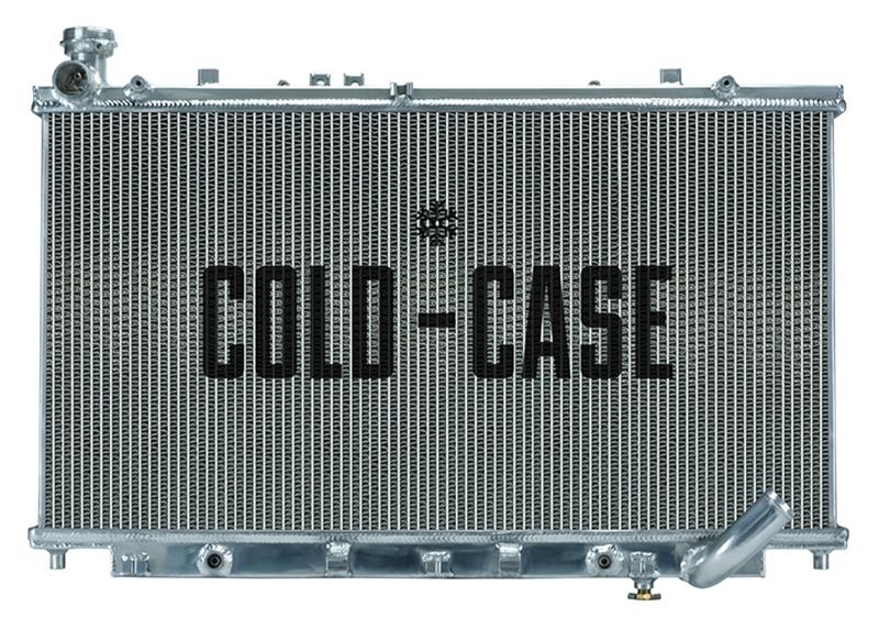 Cold Case Performance Aluminum Radiators LMC100A Radiator, Performance, Aluminum, Polished, Crossflow, 2 Row, Transmission Cooler, Chevrolet, Each