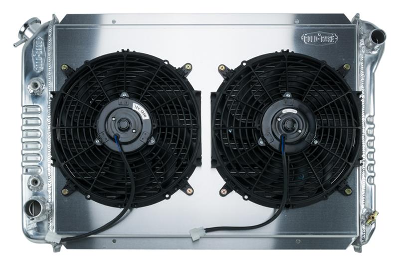 Cold Case Performance Aluminum Radiators for 1987-1993 MUSTANG - LMM570-1K Radiator, Aluminum, Crossflow, Fans, Manual, Ford, Kit