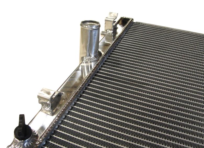Cold Case Performance Aluminum Radiators for 2005-2006 GTO - LMP5000A Radiator, Performance, Aluminum, Polished, Crossflow, 2 Row, Transmission Cooler, Pontiac, GTO, Each thumbnail 3