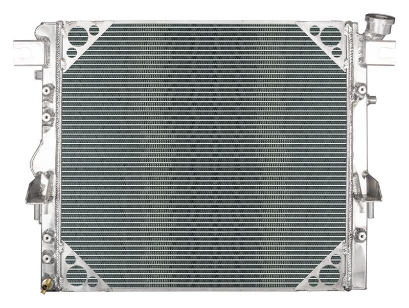 Cold Case Performance Aluminum Radiators for 2007-2017 WRANGLER, 2018 WRANGLER JK - MOJ995-5 Radiator, Performance, Crossflow, Aluminum, Polished, 2-row, Jeep, Engine Swap, Each thumbnail 2