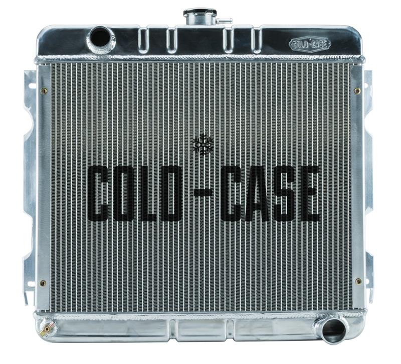 Cold Case Performance Aluminum Radiators for 1971-1972 VALIANT, DUSTER, 1970-1972 DART - MOP755 Radiator, Performance, Aluminum, Polished, Downflow, 2 Row, Dodge, Plymouth, Small Block, Each