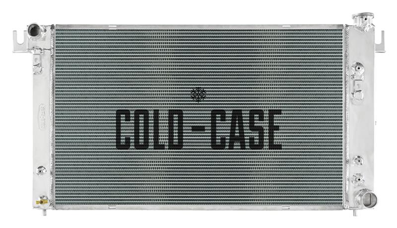 Cold Case Performance Aluminum Radiators MOT564A Radiator, Performance, Aluminum, Polished, Crossflow, 2 Row, Dodge, Each