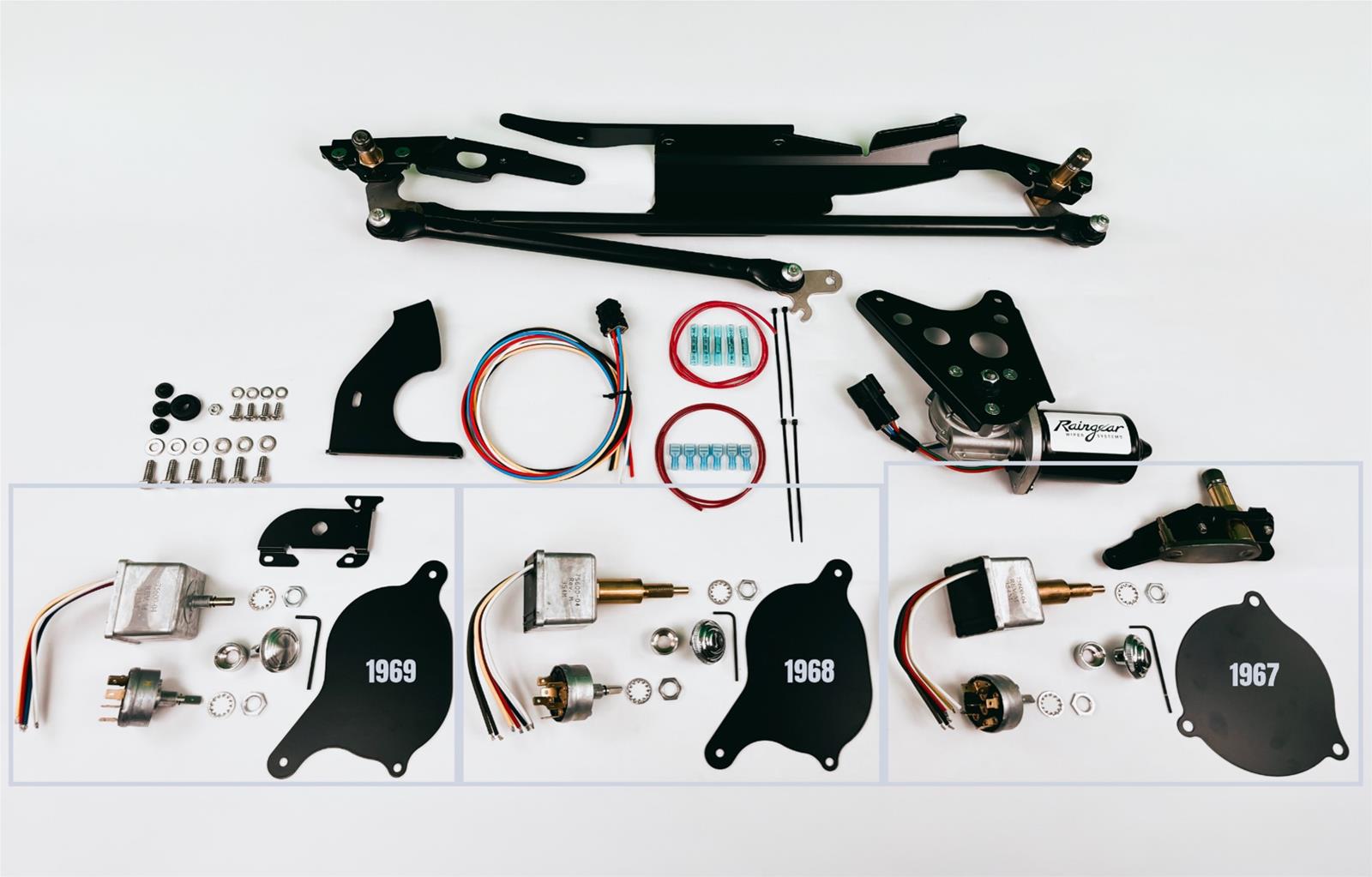 Raingear RG68CAD RainGear Hidden Wiper Systems | Summit Racing