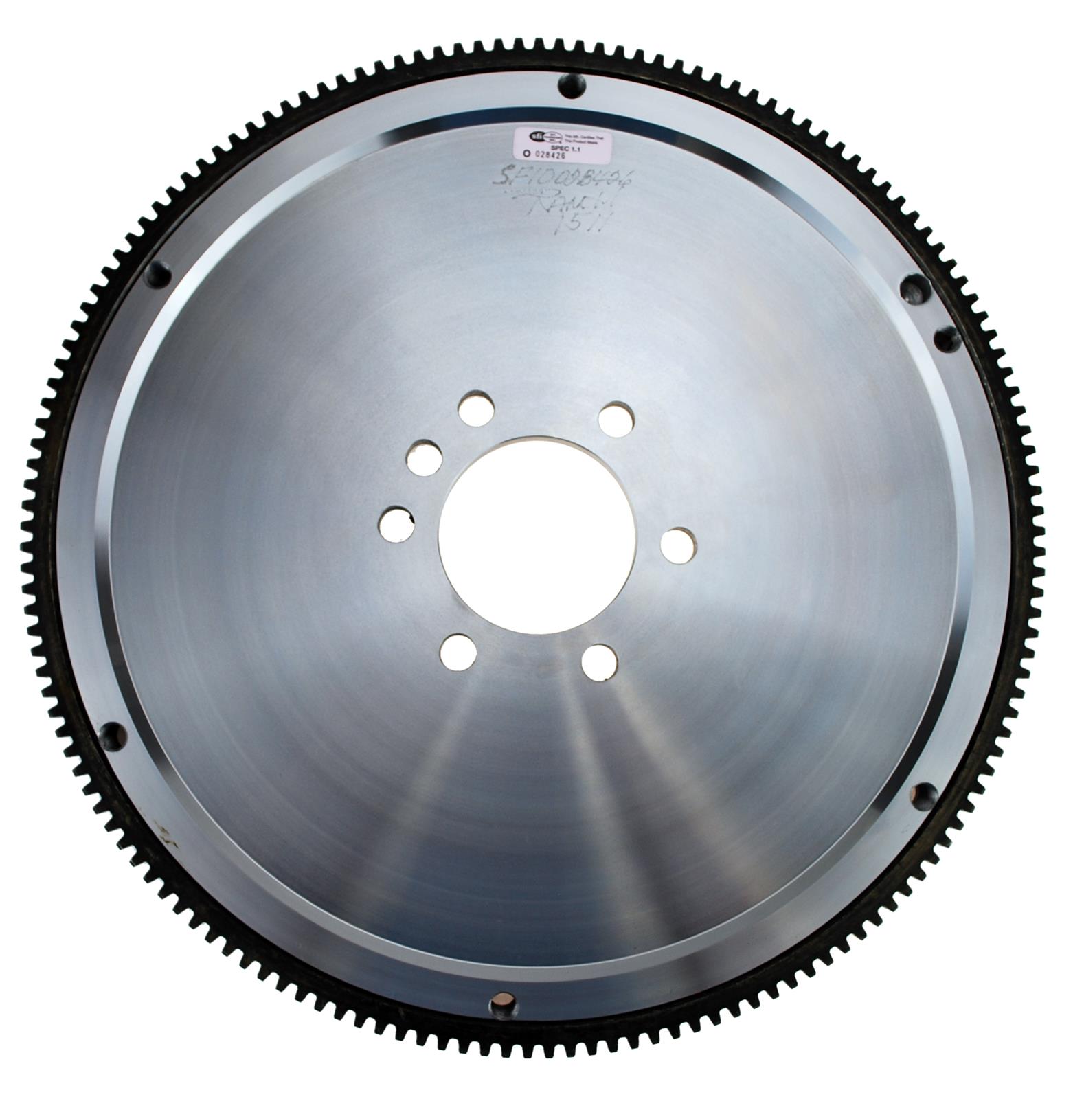 RAM Billet Steel 153-Tooth Flywheel 1511 Flywheel, Steel, 153-Tooth, Internal Engine Balance, 26.000 lbs., 2-Piece Rear Main Seal, SFI 1.1, Chevy, V8, Each thumbnail 2