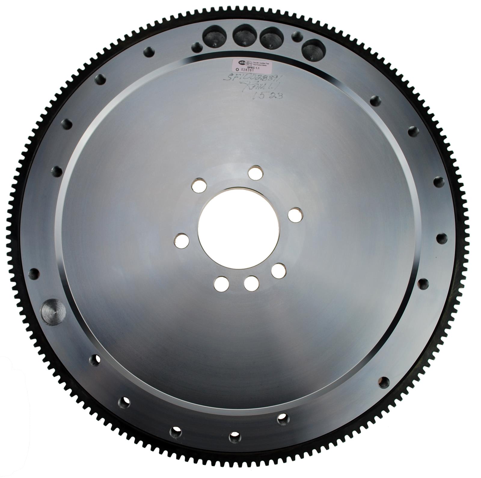 RAM Billet Steel 168-Tooth Flywheel 1523LW Flywheel, Steel, 168-Tooth, External Engine Balance, 25.000 lbs., 2-Piece Rear Main Seal, SFI 1.1, Chevy, 400, Each