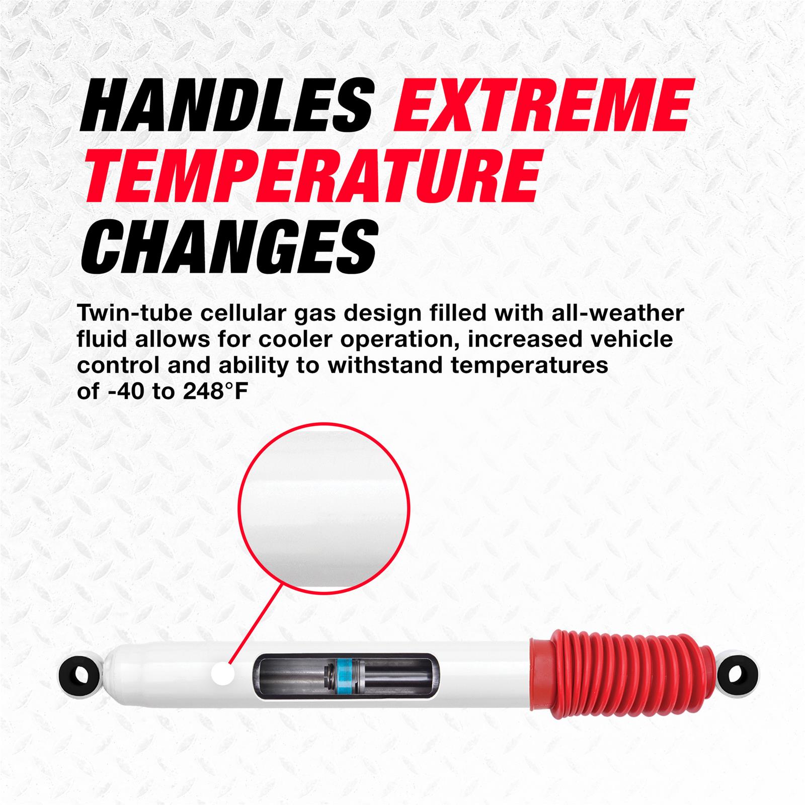 Rancho RS5404 Rancho RS5000 Steering Stabilizers | Summit Racing