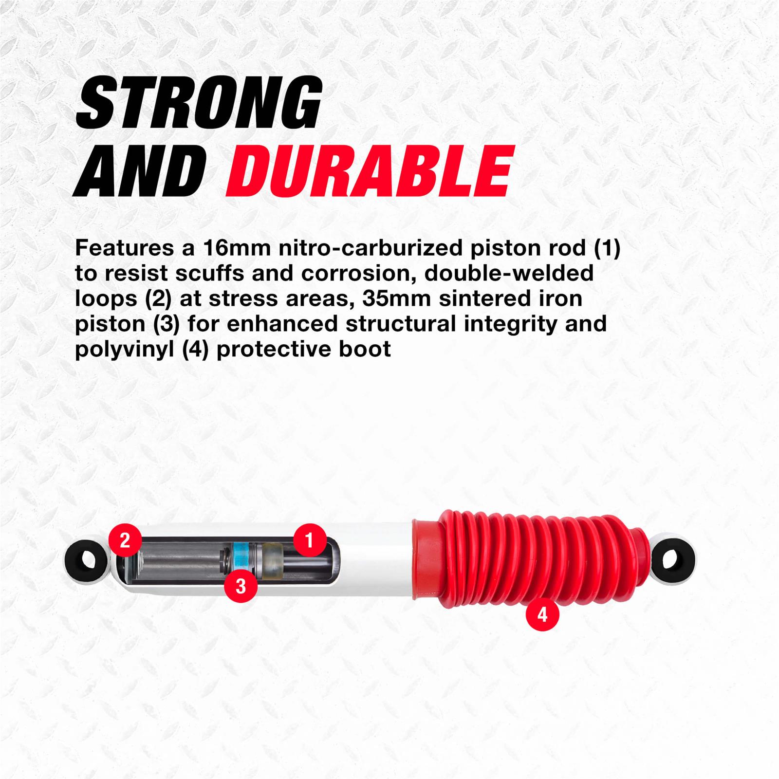 Rancho RS5000X Shock Absorber Set For 05-16 F250/F350 Super Duty 4WD (Front & Rear)