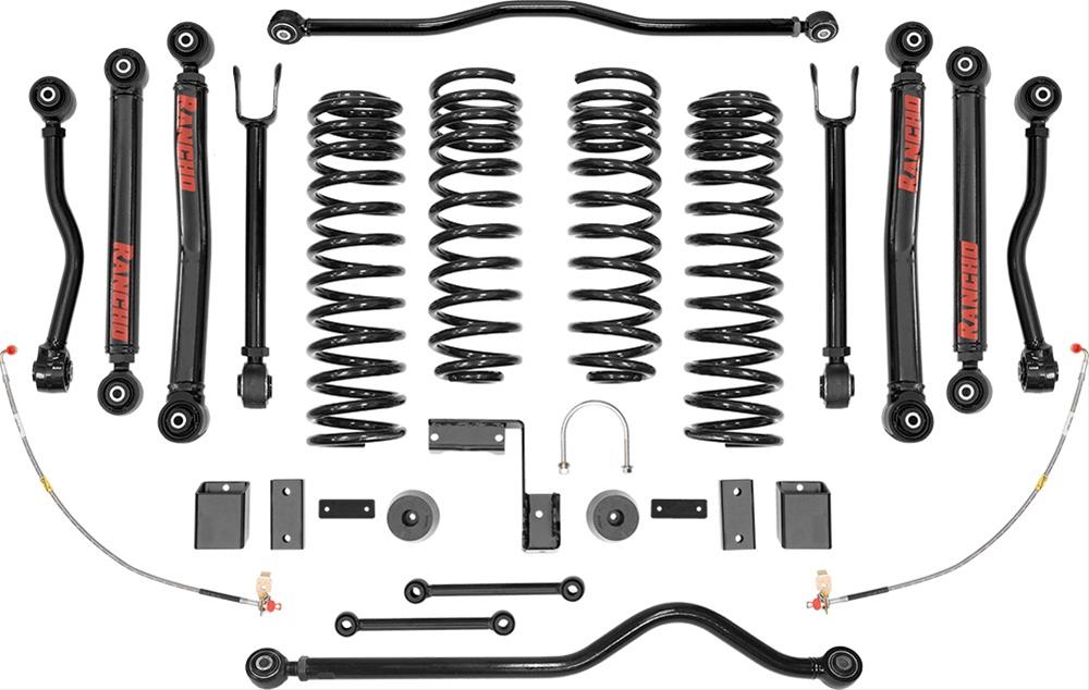 2015 JEEP WRANGLER Rancho RS66114B Rancho Crawler Suspension Lift Kits