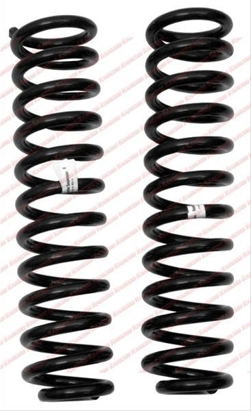 Rancho Performance Lift Coil Springs RS80123B Springs, Front, Type, Black Powdercoated, Ford, Pair