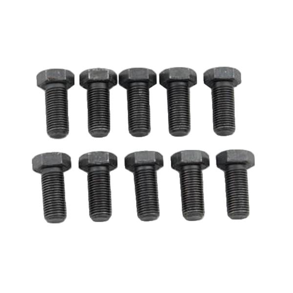 Ratech Ring Gear Bolts 1301 Bolts, Steel, Black Oxide, 3/8 in.-24, .750 in. Length, Dana, GM, Viper, Set