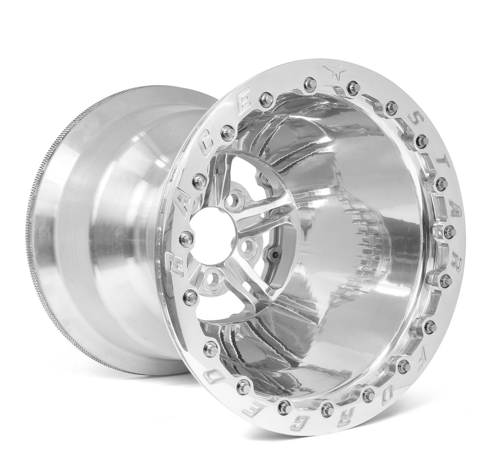 Race Star 63 Pro Forged 15x15 DBL Sportsman 5x4.75 BC / 6.00in. BS Wheel - Polished