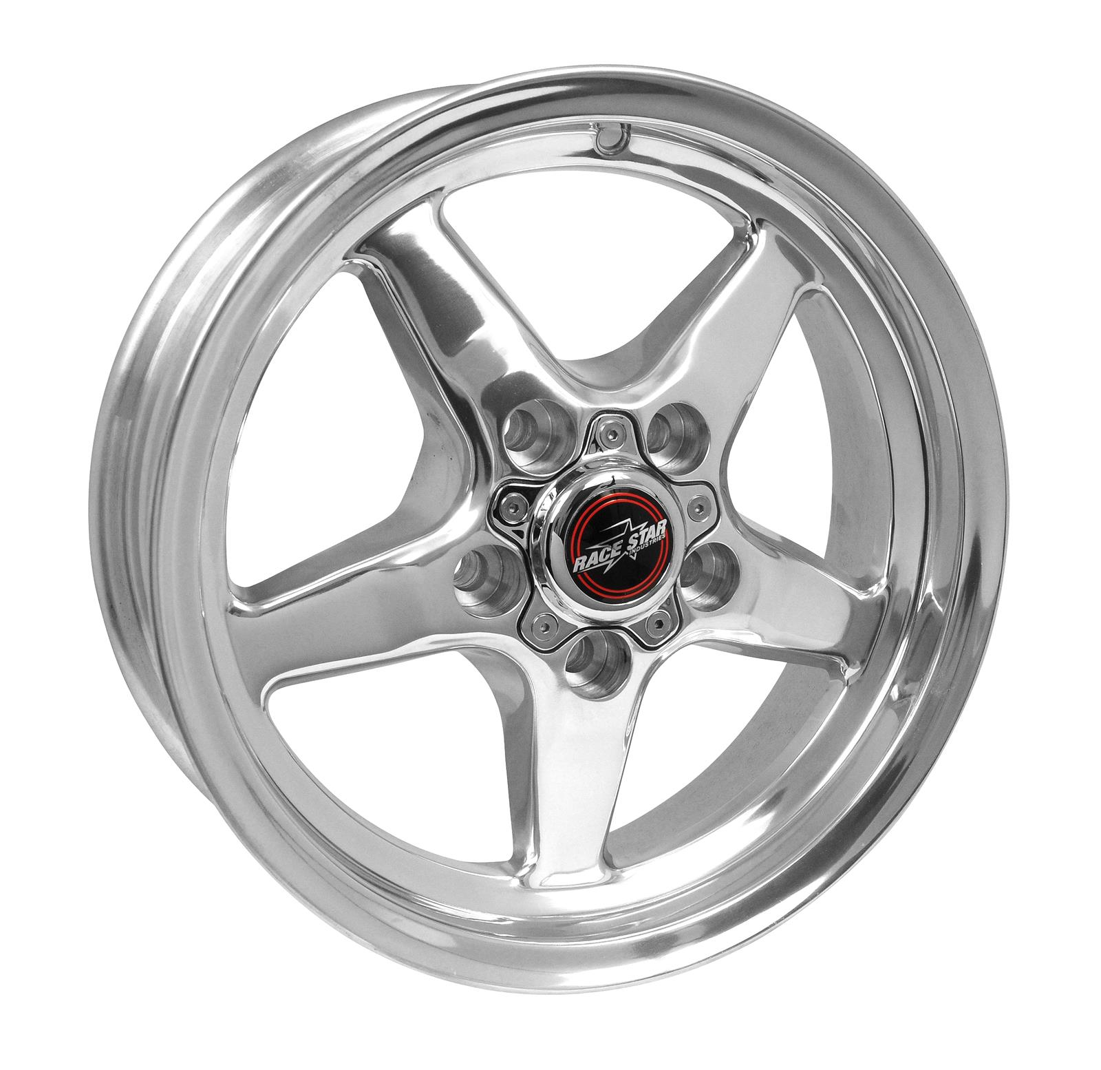 Race Star Drag Star 92 15x5 5x4 3/4 Alum 1pc Polished Pair Wheels 92 ...