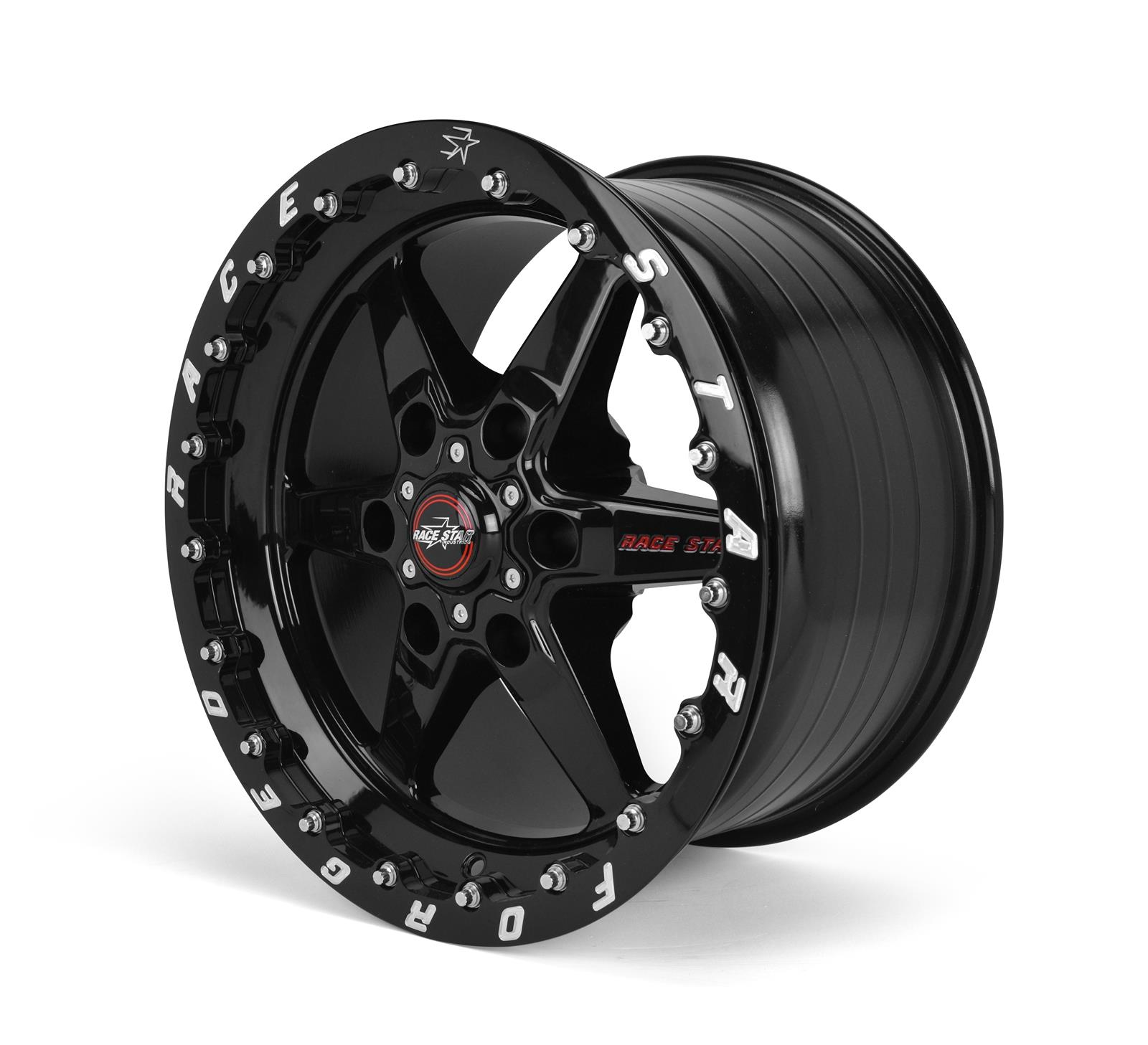 Race Star 93 Truck Star Gloss Black Wheels