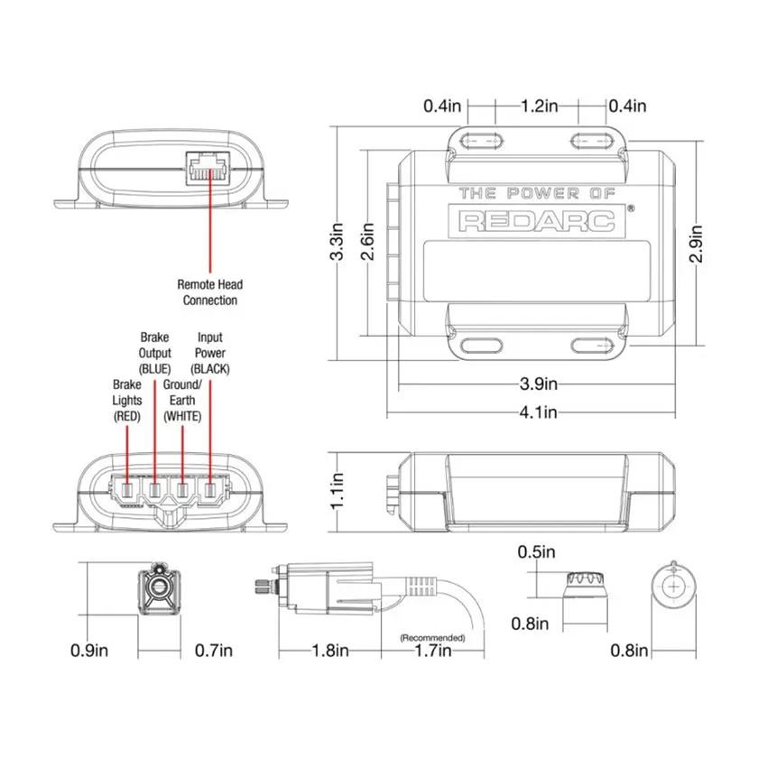 REDARC Tow-Pro Liberty Electric Brake Controller w/Active Calibration thumbnail 2