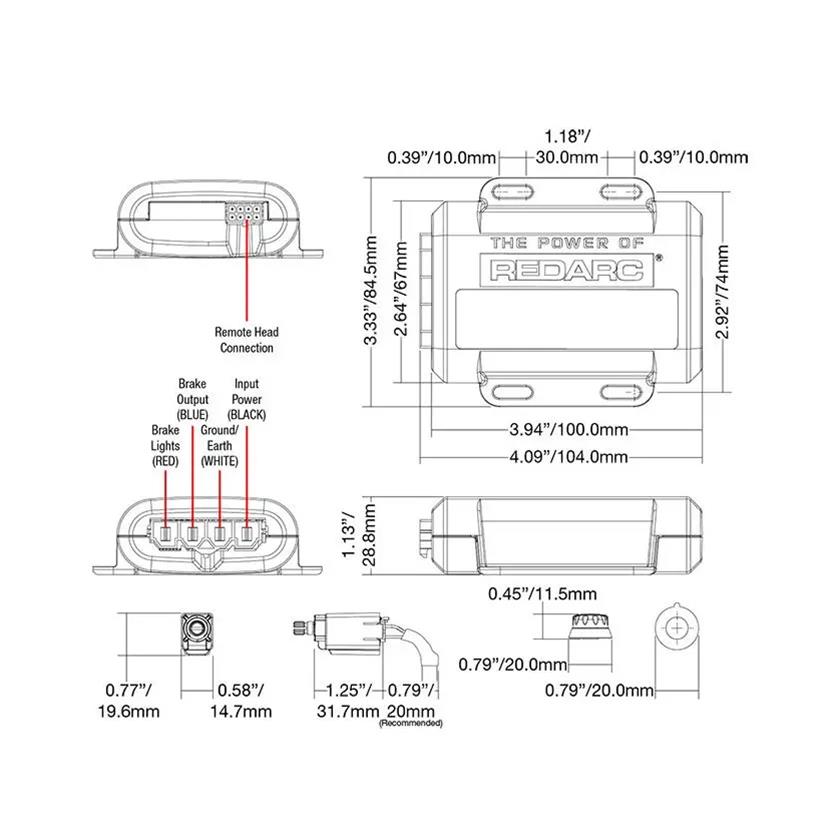 REDARC Tow-Pro Elite Electric Brake Controller w/Active Calibration thumbnail 2