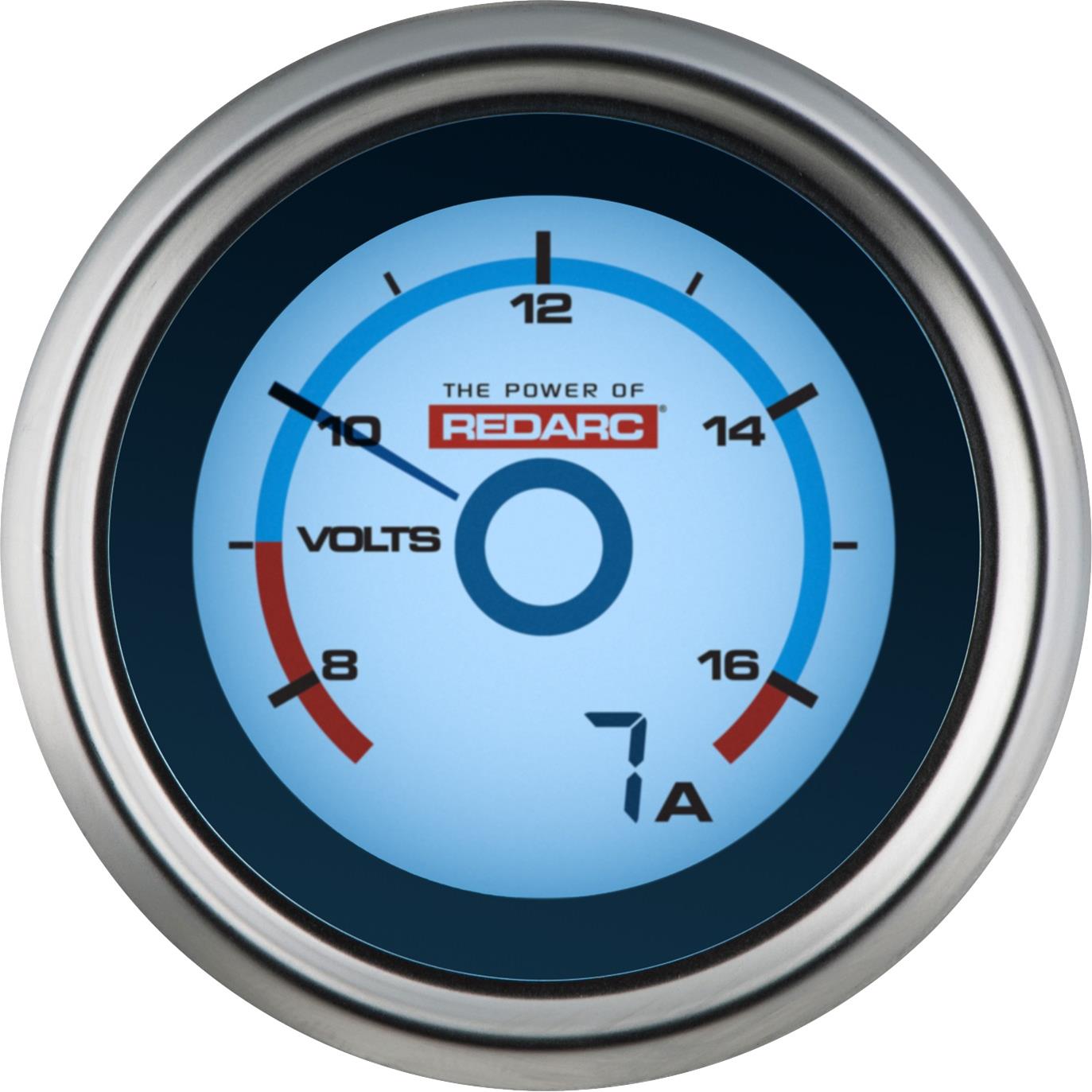 Redarc G52VA REDARC Voltage Gauges Summit Racing