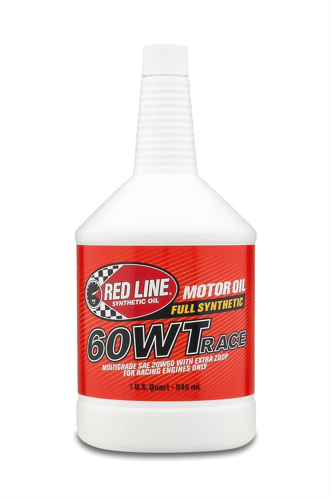 20w60 Red Line 60WT Drag Race Oil 10604 Engine Oil, Oil, 20W60, Synthetic, 1 qt., Each