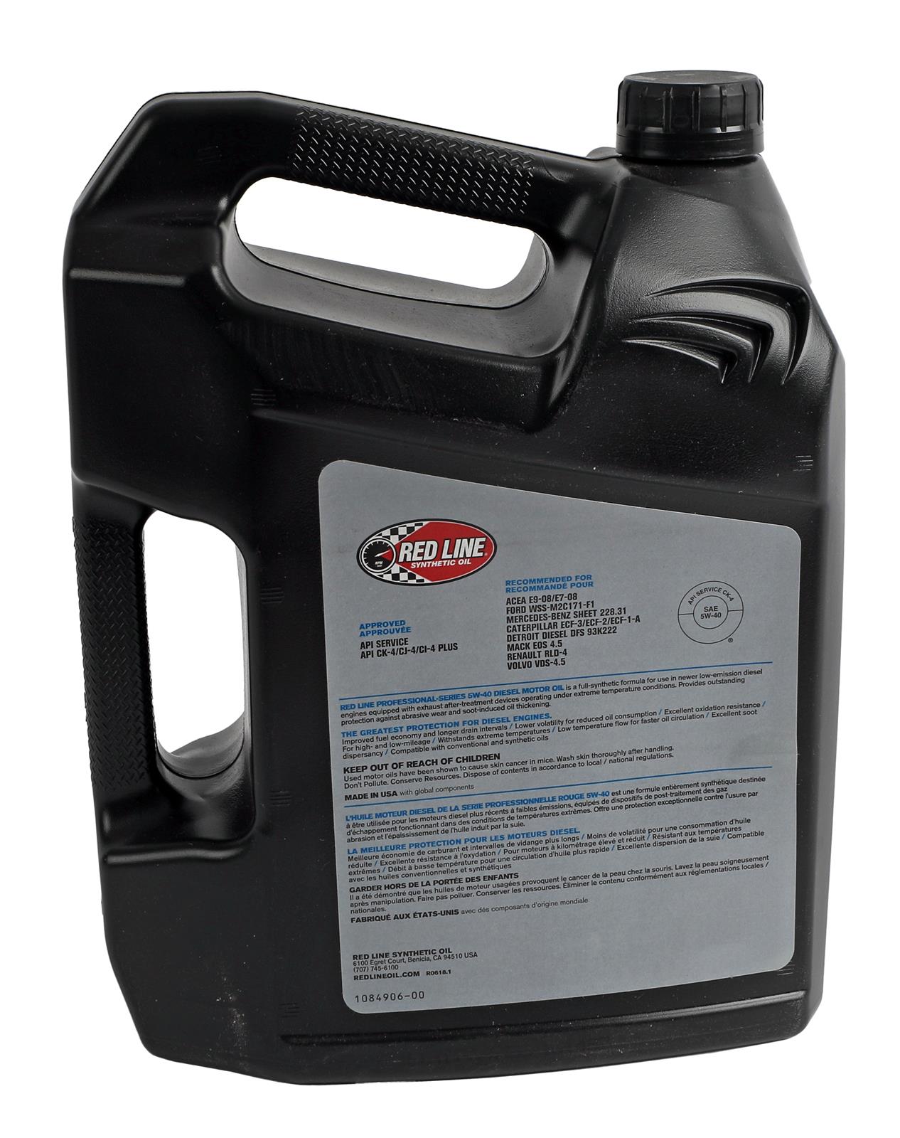 Red Line Synthetic Oil 12715 Red Line Professional Series Motor