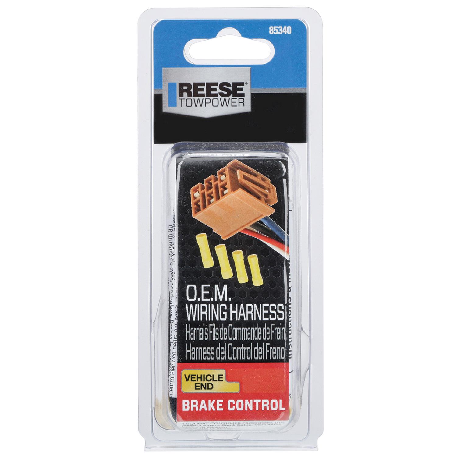 Reese Towpower 85340 Reese Towpower Brake Control Adapter Harnesses
