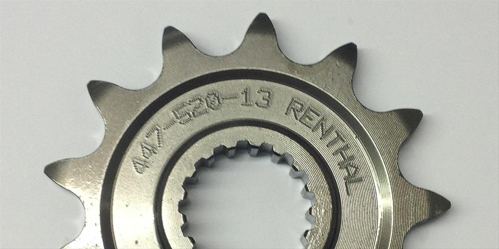 Renthal Grooved Front Sprockets 279-520-16GP Sprocket, Front, Steel, Natural, 16-Tooth, 520 Chain Size, for use on Honda®, Each