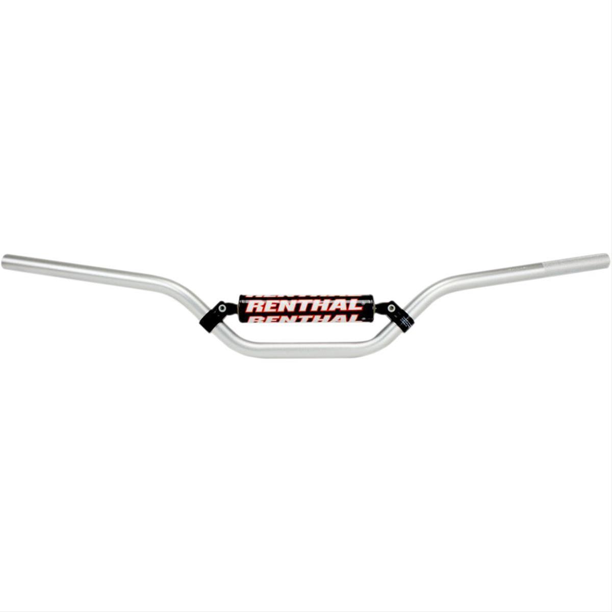 Renthal 7/8 in. Handlebars 735-01-SI-04-254 Handlebars, in., Trials 5.5, Aluminum, Silver Anodized, 0.875 Diameter, 32.170 Width, Each