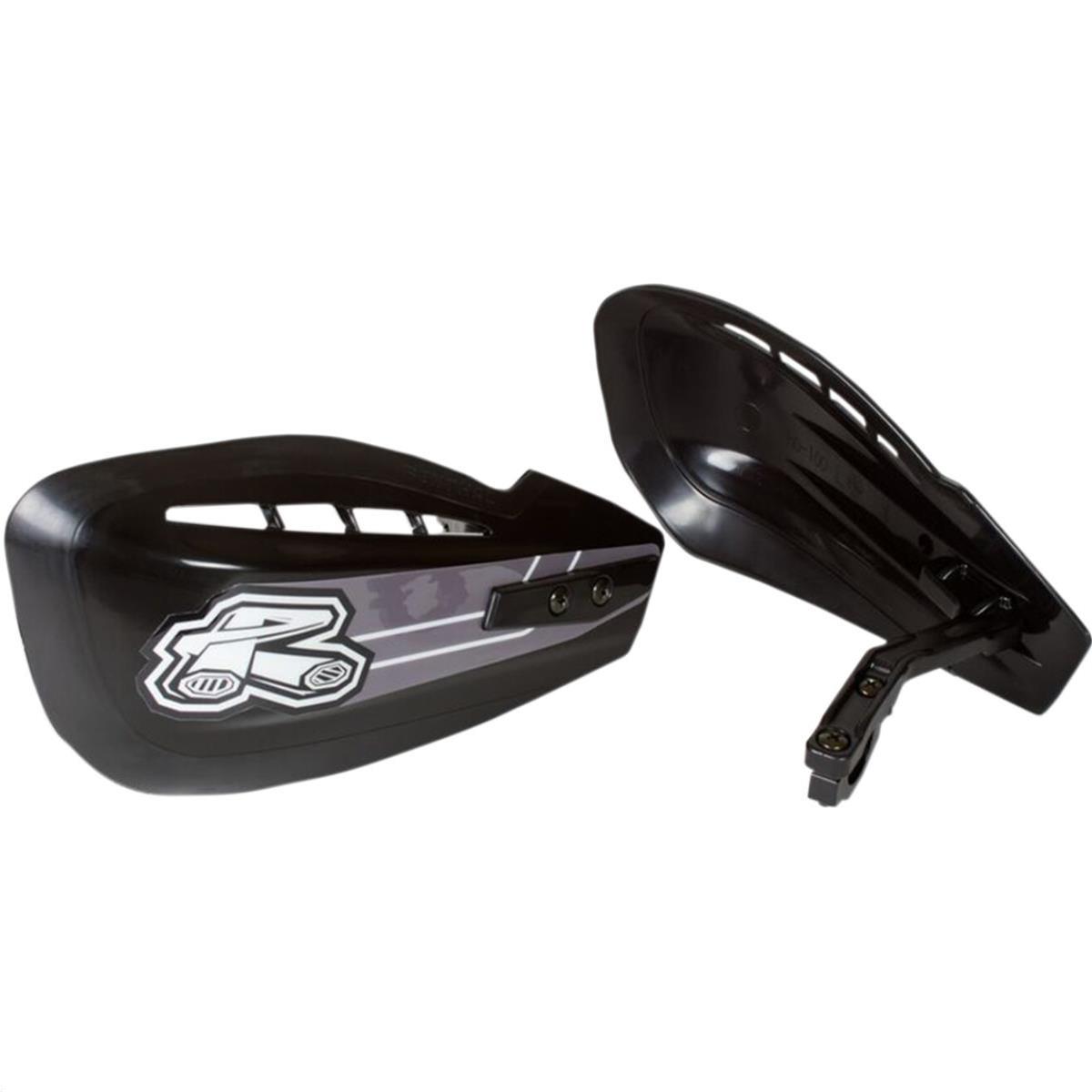 Renthal Hand Guards and Brush HG-100-BK CONTROL HAND DEFLECTORS, MOTO HANDGUARD SET BLACK