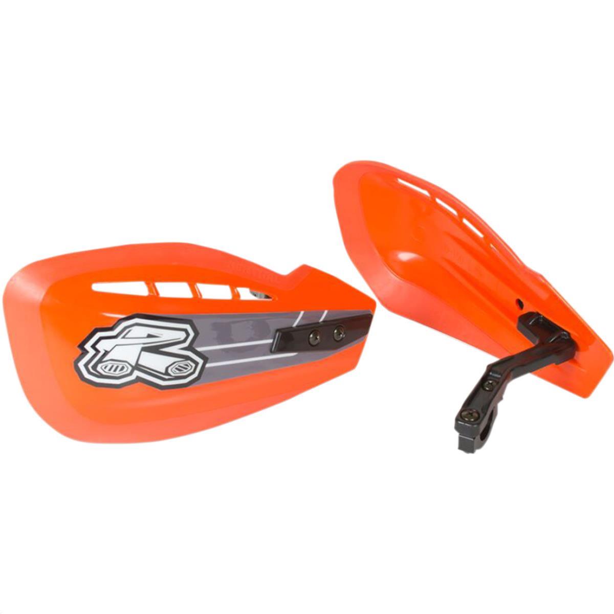 Renthal Hand Guards and Brush HG-100-OR CONTROL HAND DEFLECTORS, MOTO HANDGUARD SET ORANGE