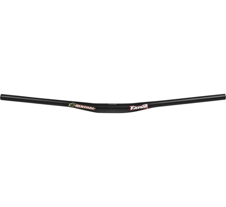 Guidon VTT Renthal Fatbar 35mm 800mm – Noir, Hauteur 10mm, Pour Descente Et Enduro